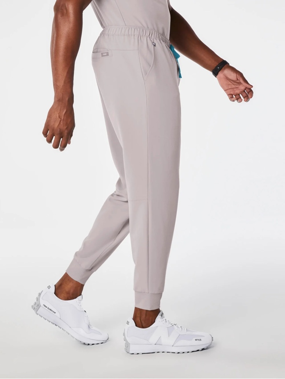 FIGS Tansen Jogger Scrub Pants Mens Medium Regular Gray NWT Sealed - Picture 3 of 9